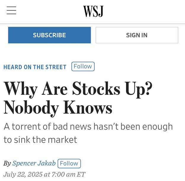 Stocks up