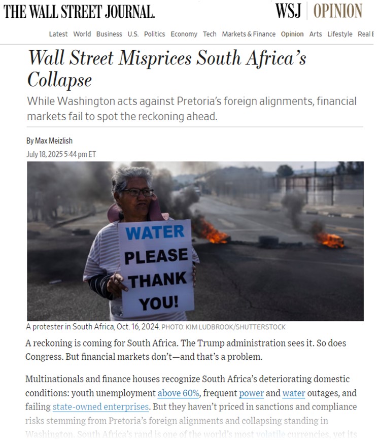 Wall Street Journal South Africa