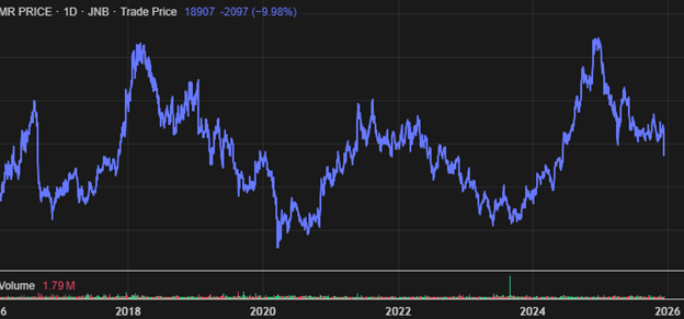 Mr Price share price – Nov 2025