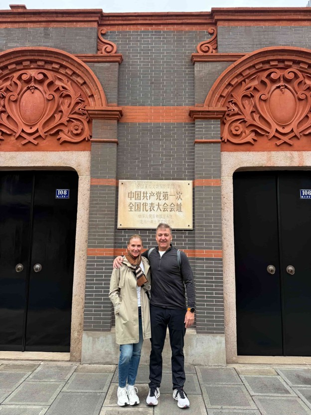 At the founding site of the Chinese Communist Party, Shanghai